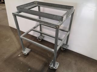 Mobile Steel Trolley for Large Plastic Bins