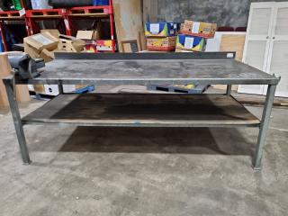 Steel Topped Heavy Duty Workbench