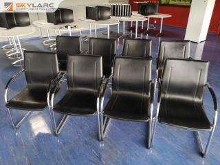 8x Contemporary Style Office Reception Chairs