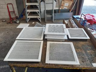 6 x Assorted Aluminum Vent Grilles