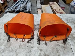 2x Replacement Electric Chain Hoist Chain Buckets