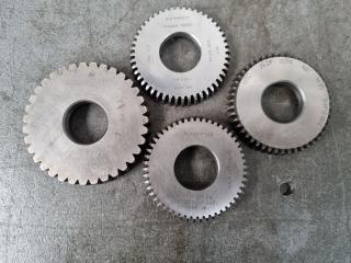 4 x Gear Shaper Cutters 