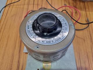 Yokoyama Variable V Transformer Voltac Type SB-5, 1KVA