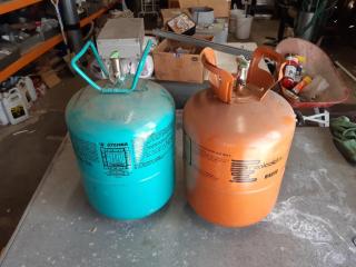 2 x Refrigerant Gas Bottles