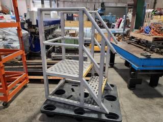Aluminium Safety Rail Step Assembly