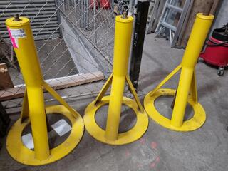 3x Heavy Steel Support Stands