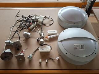 Assorted Wall and Ceiling Light Fittings