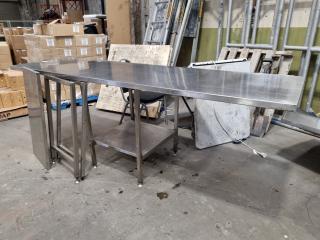 Stainless Steel  Commercial Benxh Table