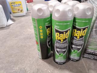 Assorted Raid Insect Control System & Refill