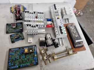 Assorted Industrial Electrical Breakers, Modules, Boards & More