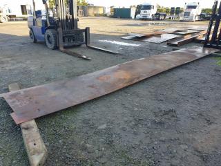 Large Sheet of 8mm Bisalloy Plate Steel