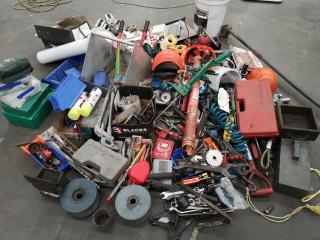 Large Mixed Lot of Tools, Trades Hardware, & More