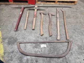 Assortment of Large Hand Tools