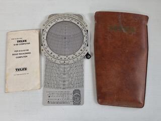 Vintage Telex Dead Reckoning Flight Conputer Type E-6B