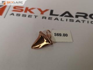 Shark Tooth Pendant | 18k Rose Gold Plated | KIRSTIN ASH