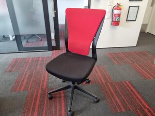 Stylish Red/Black Office Desk Chair