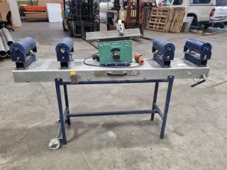 External Edge Chamfering Bevelling Machine w/ Material Feed Trolley