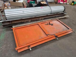Industrial Roller Door Assembly w/ Entry door cutout