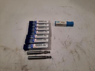 Assorted Ballnose Endmills (10 Pieces)