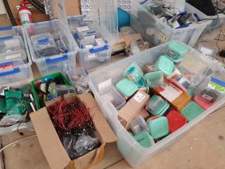 Bulk Assorted Electrical Components, cables etc