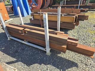 Stillage Lot Assorted 200 I-Beam and Channel Steel Sections