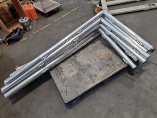 10x Aluminium Tube Frames