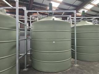 12500 Litre McKee Band Tank with Agitator and Level Sensor