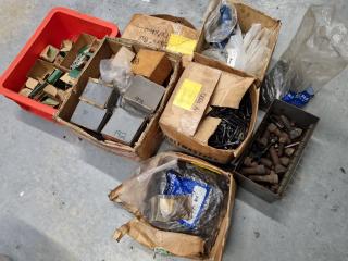 Boxes of Assorted Bolts, Screws, Nuts