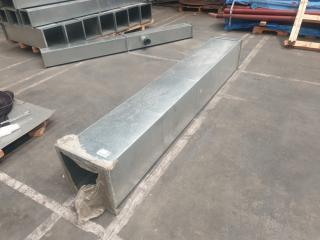 Large Galvanised Straight Duct