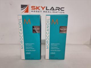 2 Moroccanoil Light Hair Treatments 