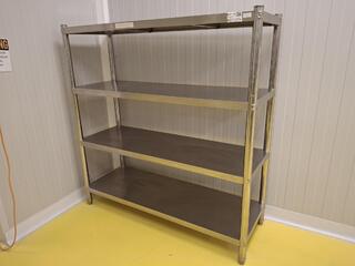 Stainless Steel Four Shelf Shelving Unit