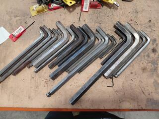 Assorted Allen Keys Hex Keys Lot
