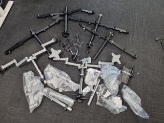 8x Assorted Dual Mobitor Stand Assemblies