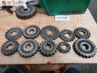 10 x Milling Machine Cutters