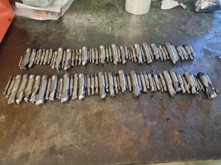 Large Lot of Milling Machine Endmills 