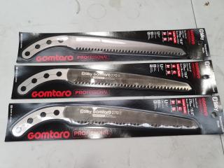 3x Silky Gomtaro Professional Saw Blades