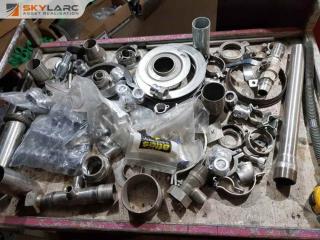 Assorted Stainless Pipe Fittings