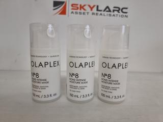 3 Olaplex No.8 Moisture Masks 