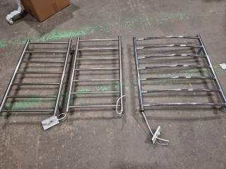 3 Heated Towel Rails