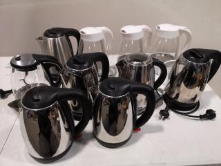 10x Assorted Used Water Boiling Kettles