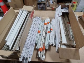 Assorted Cabinet Drawer Runner Assemblies