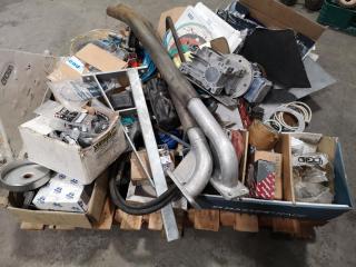 Pallet of Mixed Industrial Parts, Components