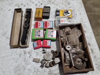 Assorted Threading Dies & More