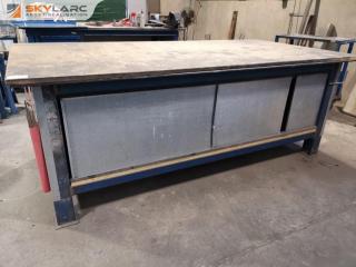 Super Heavy Duty Steel Workshop Workbench