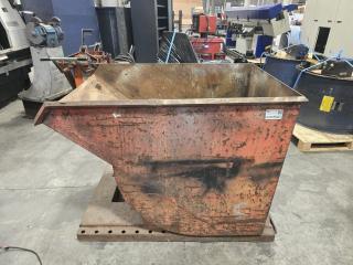 Tipping Forklift Scrap Bin