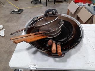 Large Set of Woks and Sieves