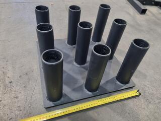 XLR8 9-Bar Vertical Bar Holder Rack