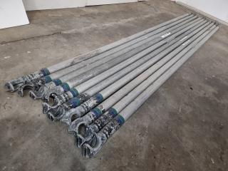 10 Oldfields Aluminium Scaffolding Tower Poles - 3250mm Long