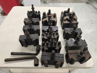 2 x Quick Change Lathe Tool Posts