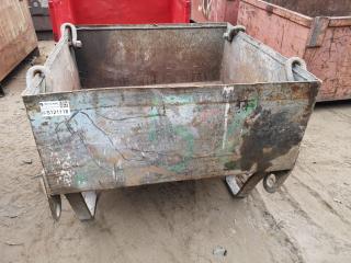 Heavy Steel Industrial Material Bin